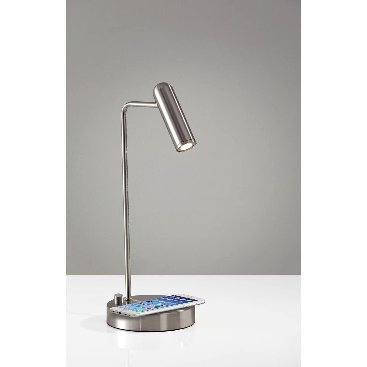 Avon 17" Desk Lamp With USB And Wireless Charging