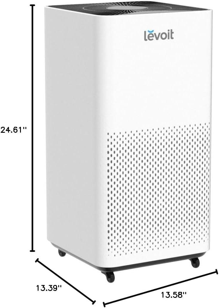 Levoit Air Purifier LV-H135 for Large Rooms, Allergies and Asthma, Smart Auto Mode, 795 ft²,White