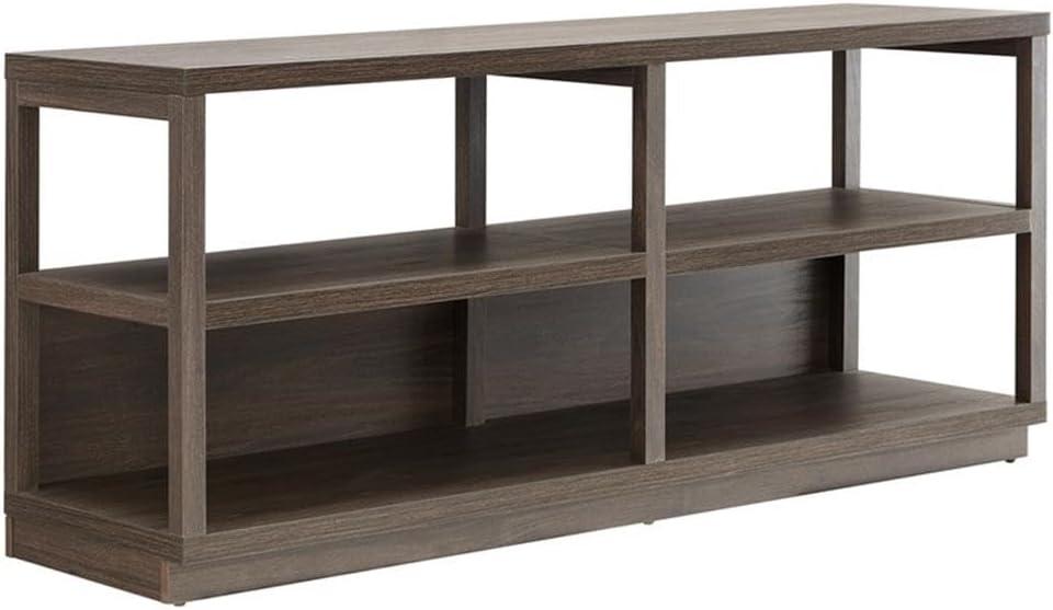 Evelyn&Zoe Thalia 33" Tall Rectangular Bookcase, Alder Brown