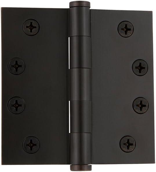 Timeless Bronze 4x4 Inch Heavy Duty Square Corner Door Hinge