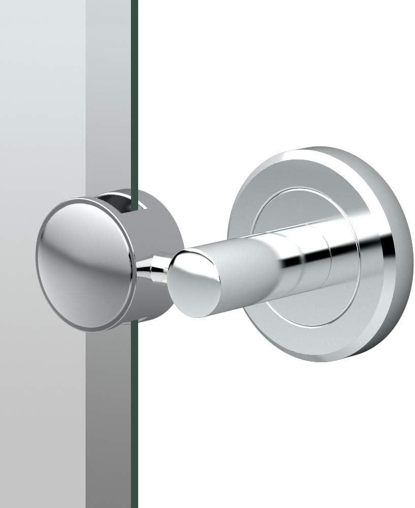 Latitude II Wall Mounted Frameless Beveled Rectangle Mirror | Pivoting Bathroom Vanity Wall Mirror