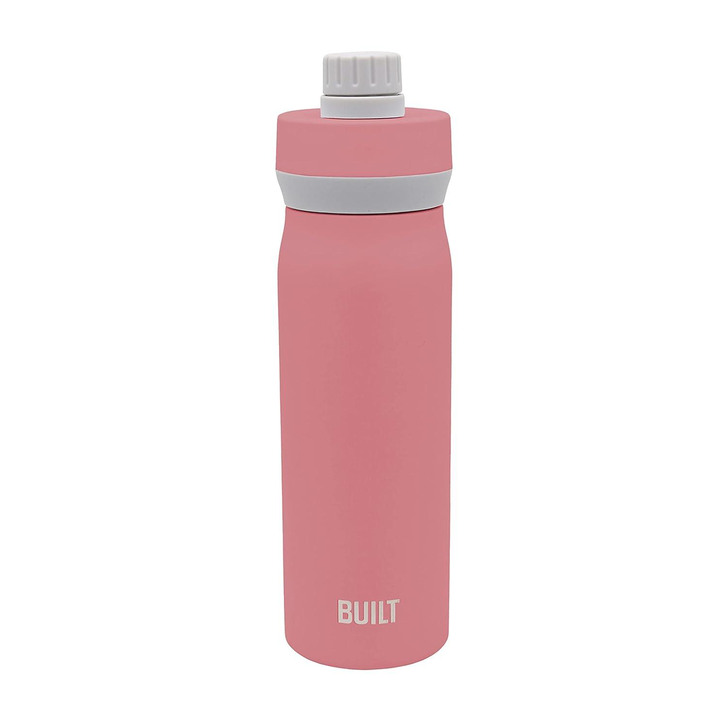 Pink Double Wall Vacuum Insulated Stainless Steel Water Bottle, 20oz