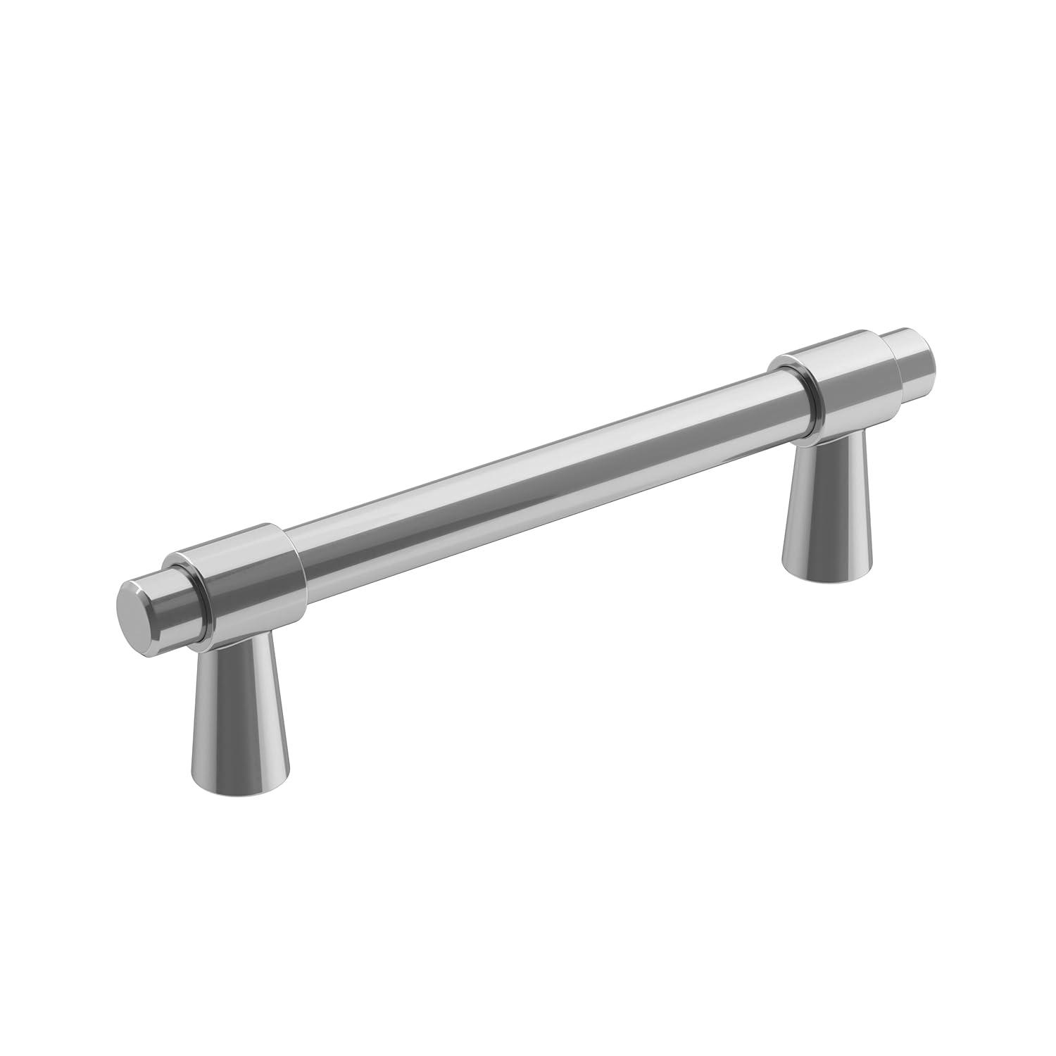 Amerock Destine 3-3/4 inch (96mm) Center-to-Center Polished Chrome Cabinet Pull