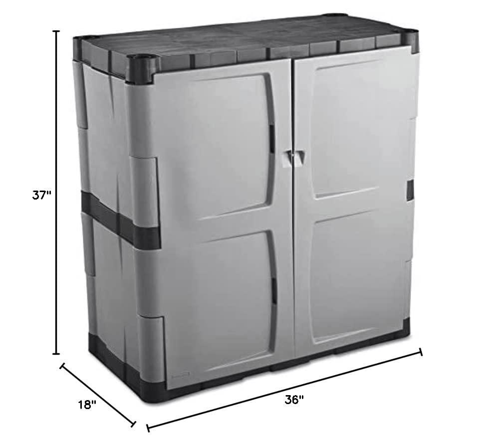 Rubbermaid 37" H x 36" W x 18" D 2 Door Storage Cabinet