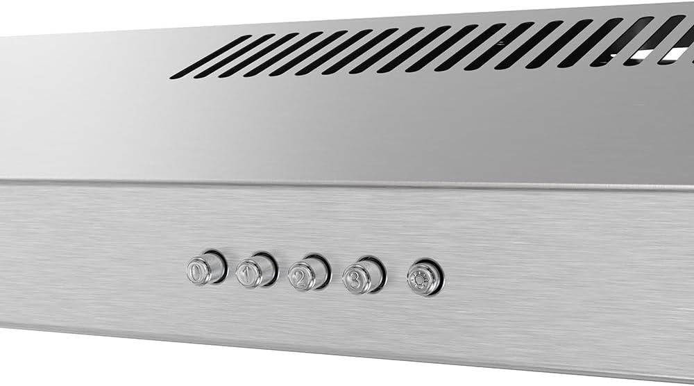 Streamline Lagundo 36" 80 Cubic Feet Per Minute Ducted Under Cabinet Range Hood with Mesh Filter and Light Included