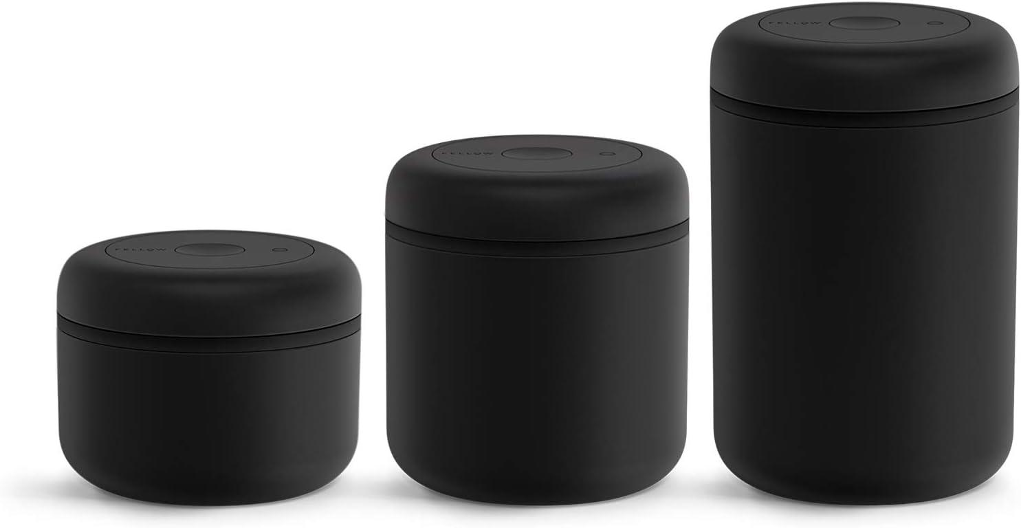 Fellow Atmos Large Vacuum Canister in Matte Black