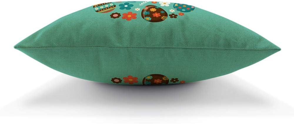 Patriotic Eagle and American Flag Cotton Linen Throw Pillow