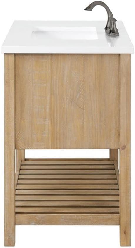 Martin Svensson Home Monterey 37" Wood Single Bathroom Vanity Driftwood