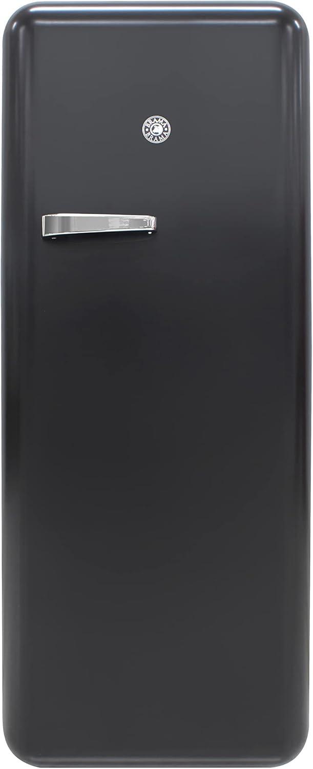 9.2 cu. ft. Freestanding Top Freezer Retro Refrigerator in Black