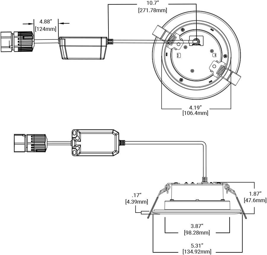 White Aluminum 4-Inch Canless LED Downlight Kit