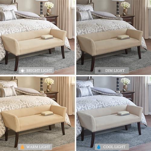 Madera Accent Bench Cream