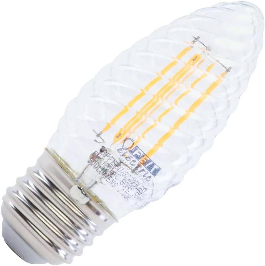 Clear Decorative Dimmable LED Chandelier Bulb