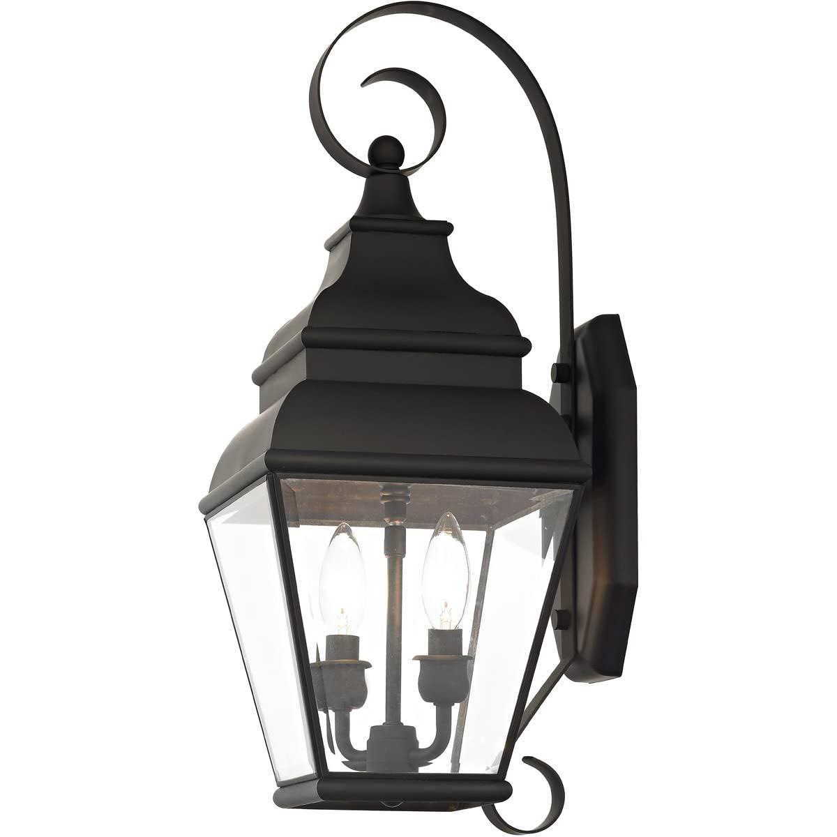 Livex Lighting Exeter 2 - Light Wall Light in  Black
