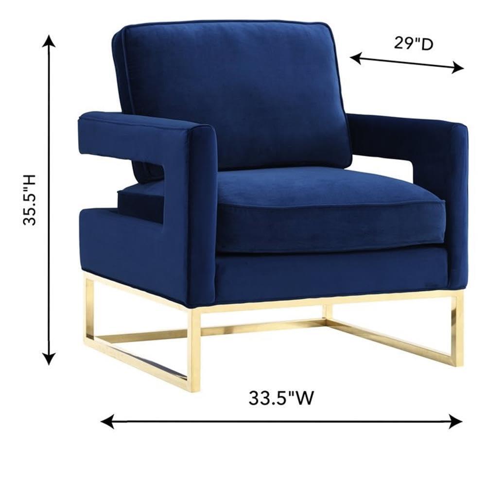 Velvet Accent Chair