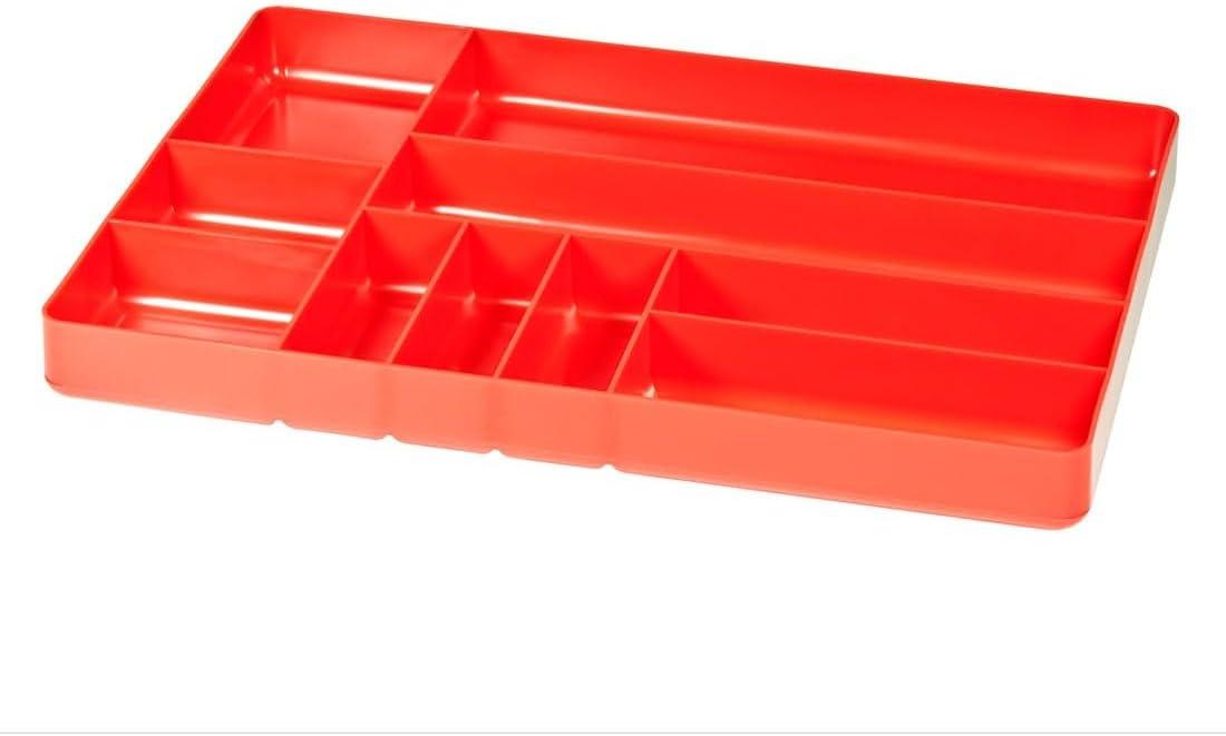 Ernst Mfg. 10 Compartment Organizer Tray Red