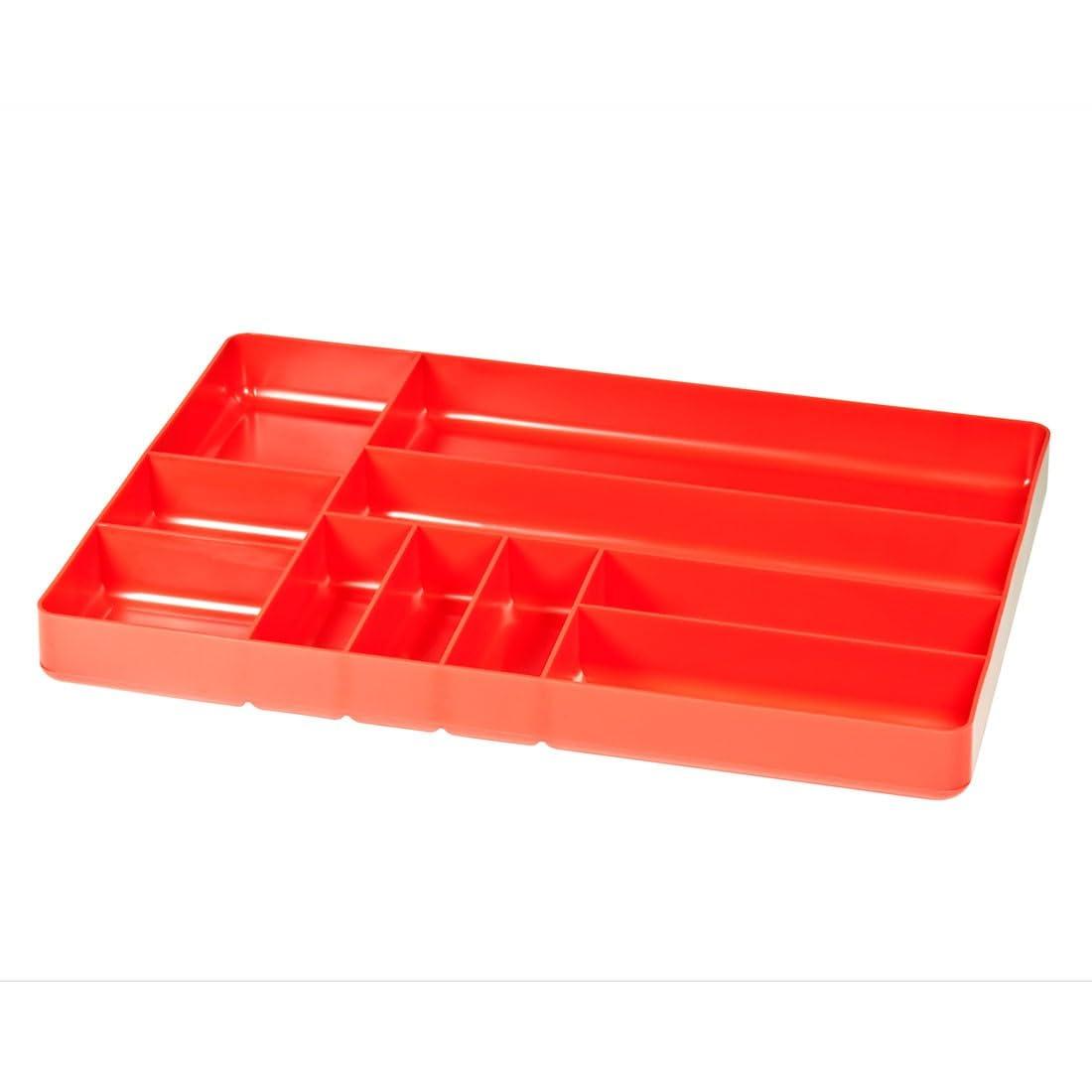 Ernst Mfg. 10 Compartment Organizer Tray Red