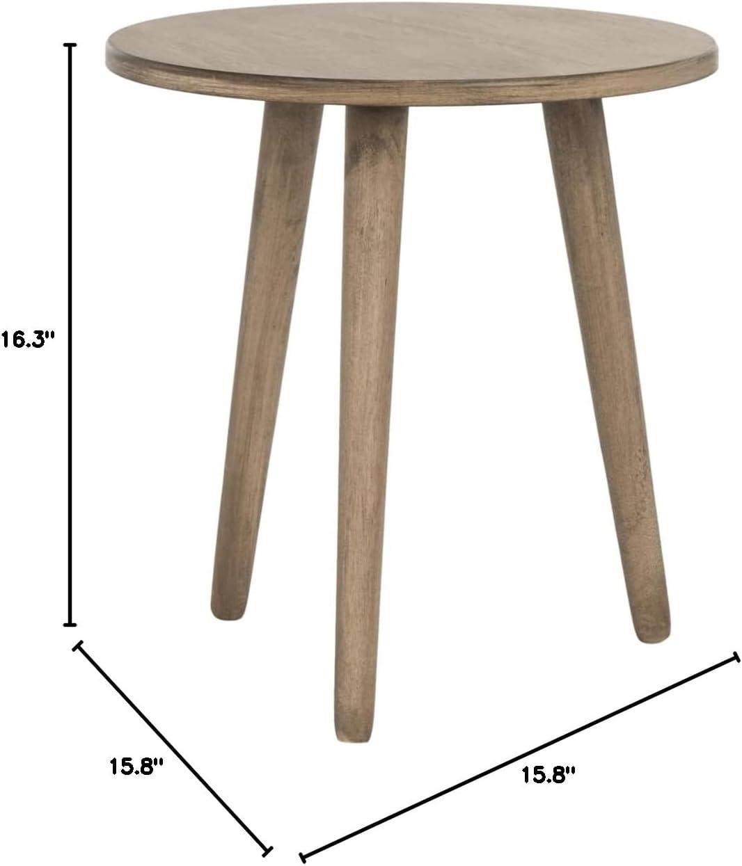 Orion Round Accent Table - ACC5700B - Light Brown - Safavieh