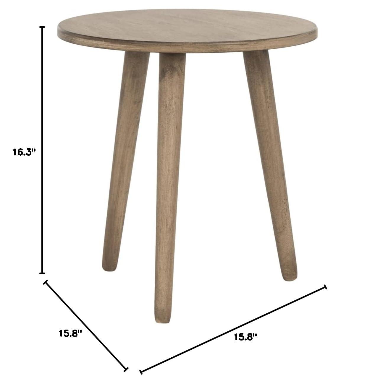 Orion Round Accent Table - ACC5700B - Light Brown - Safavieh