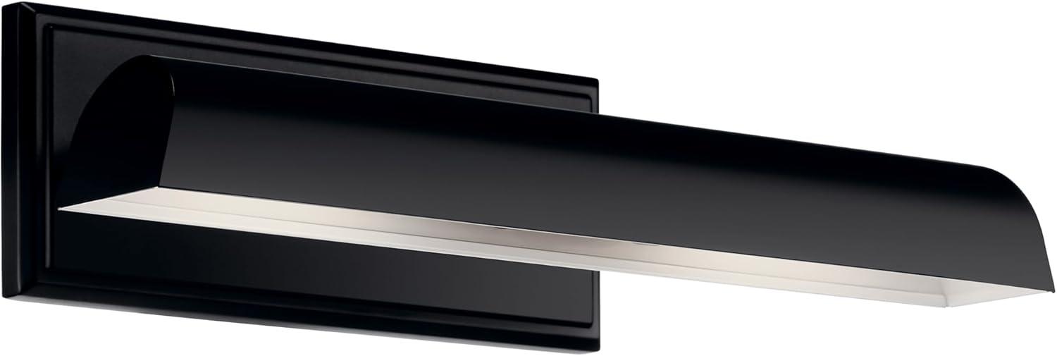 Black Dimmable 2-Light Electric Wall Sconce