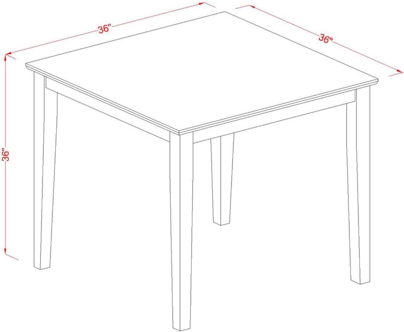 Transitional Black & Cherry Wood Square Counter Height Extendable Table