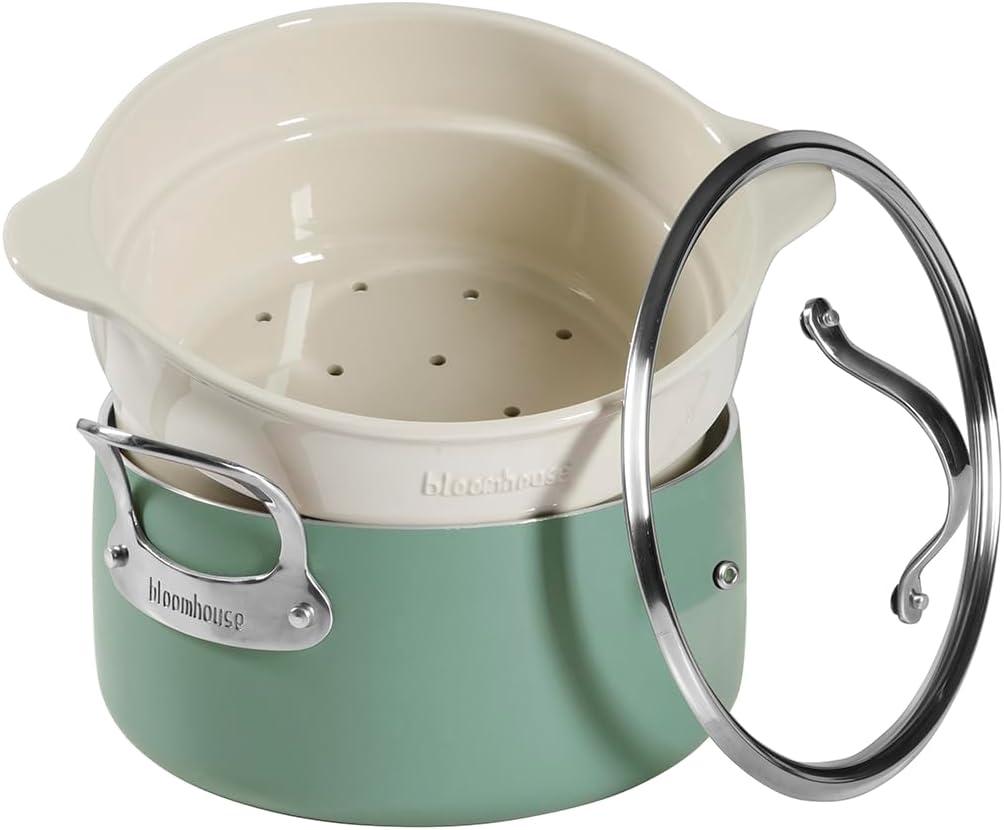 bloomhouse 6 Quarts Non-Stick Aluminum Round Dutch Set