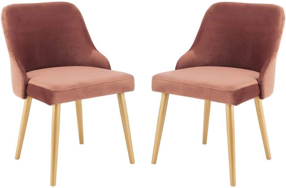 Lulu Upholstered Dining Chair (Set of 2)  - Safavieh