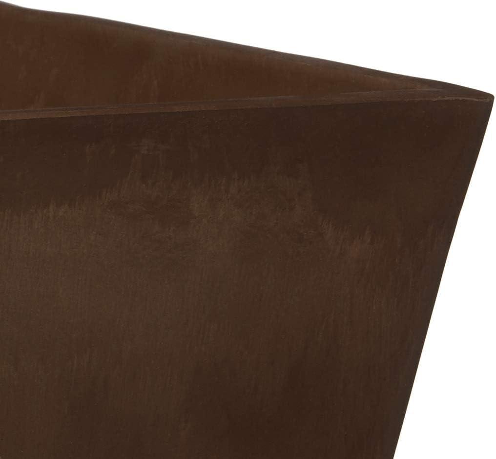 Arcadia Garden Products 12x12x10" PSW Simplicity Square Planter, Chocolate