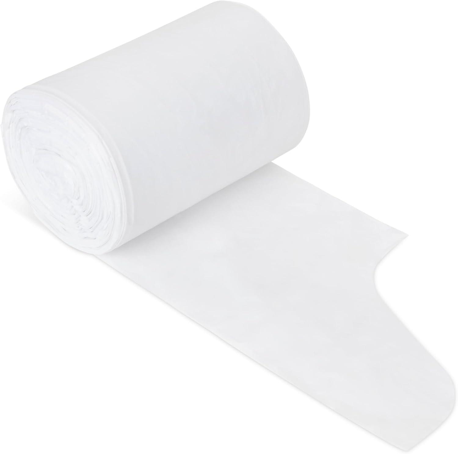 Plasticplace 8 Gallon VALUE LINE White Trash Bags, 22''x24'' (110 Count)