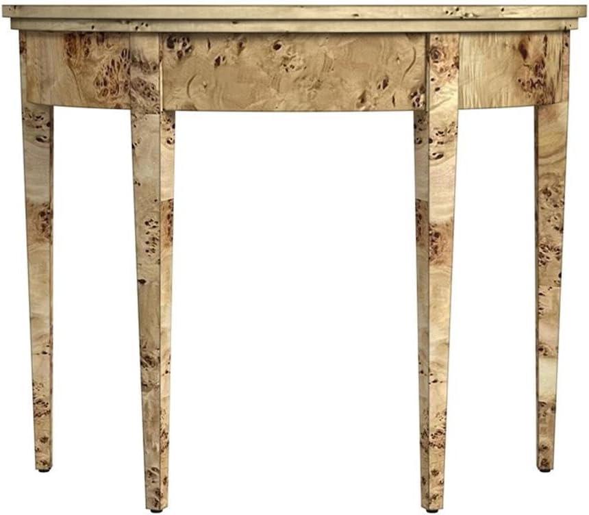 Butler Specialty Company Hampton Burl Demilune 36" Console Table - Light Brown