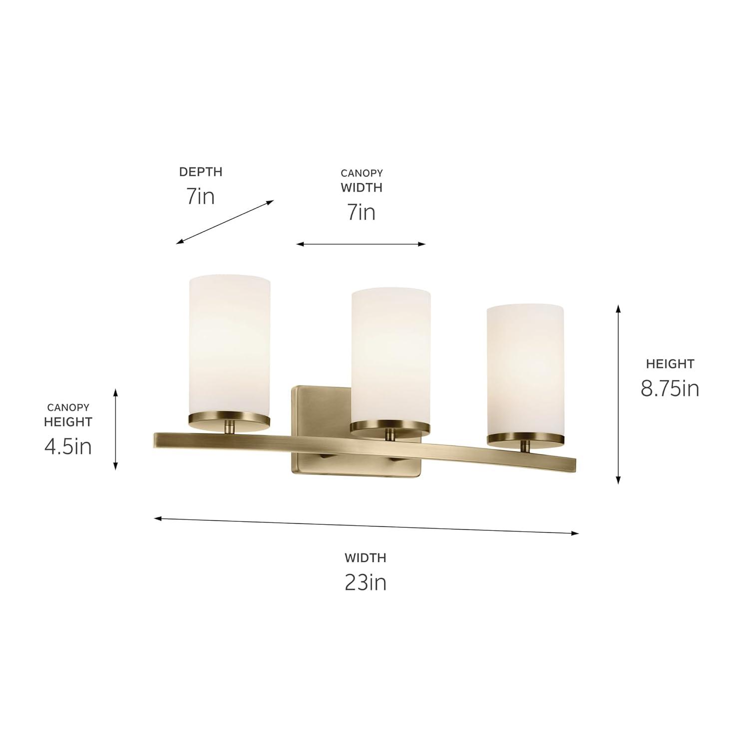 Everly Quinn 23" 3-Light Vanity Light | Wayfair