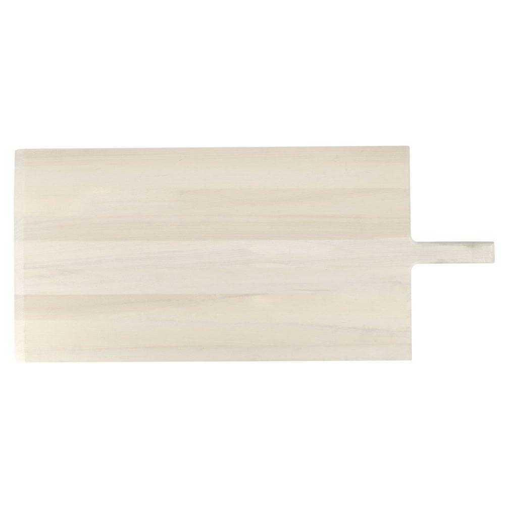 Beige Wood Long Blade Pizza Peel with Handle