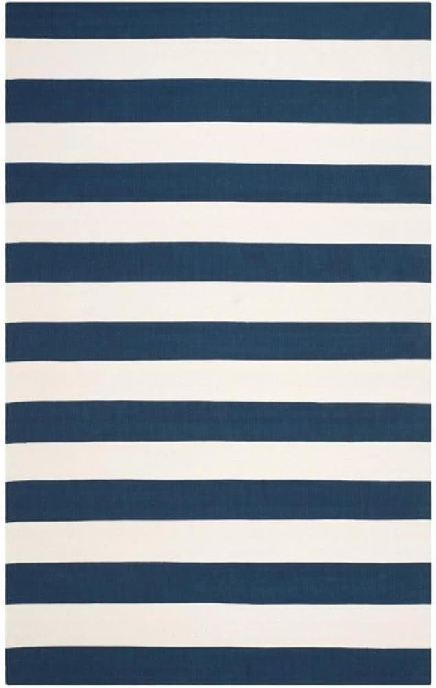 Montauk MTK712 Hand Woven Indoor Area Rug - Navy/Ivory - 8'9"x11'9" - Safavieh.