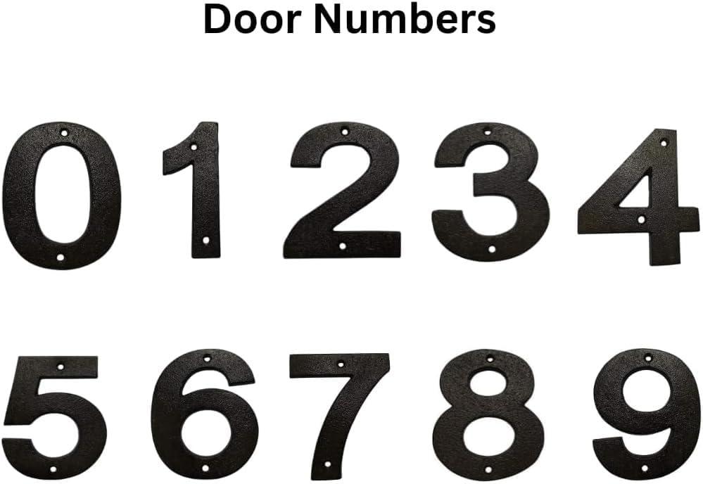 Metal Door Numbers Home Address Letters Outdoor Metal Mailbox Numbers Durable Numbers And Letters For Home Apartment Hotel Garage Farmhouse