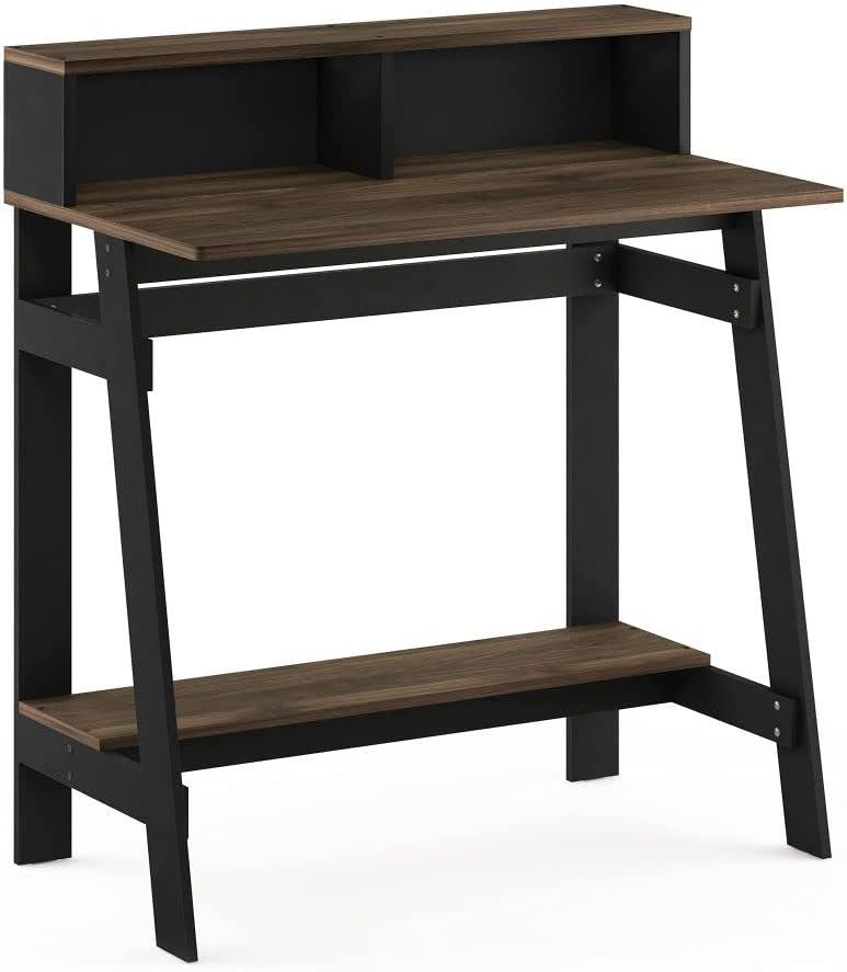 Furinno Simplistic A Frame Computer Desk, Columbia Walnut