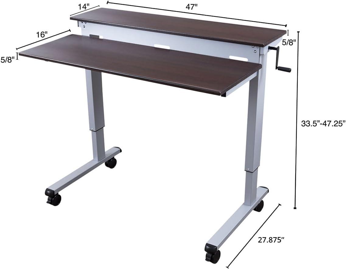 Selinger Adjustable Metal Base Standing Desk