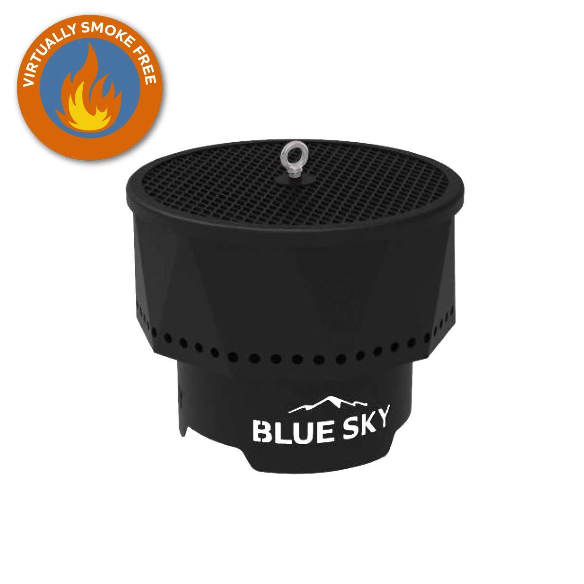 Blue Sky Outdoor Living Round Steel Wood Burning Smokeless Fire Pit