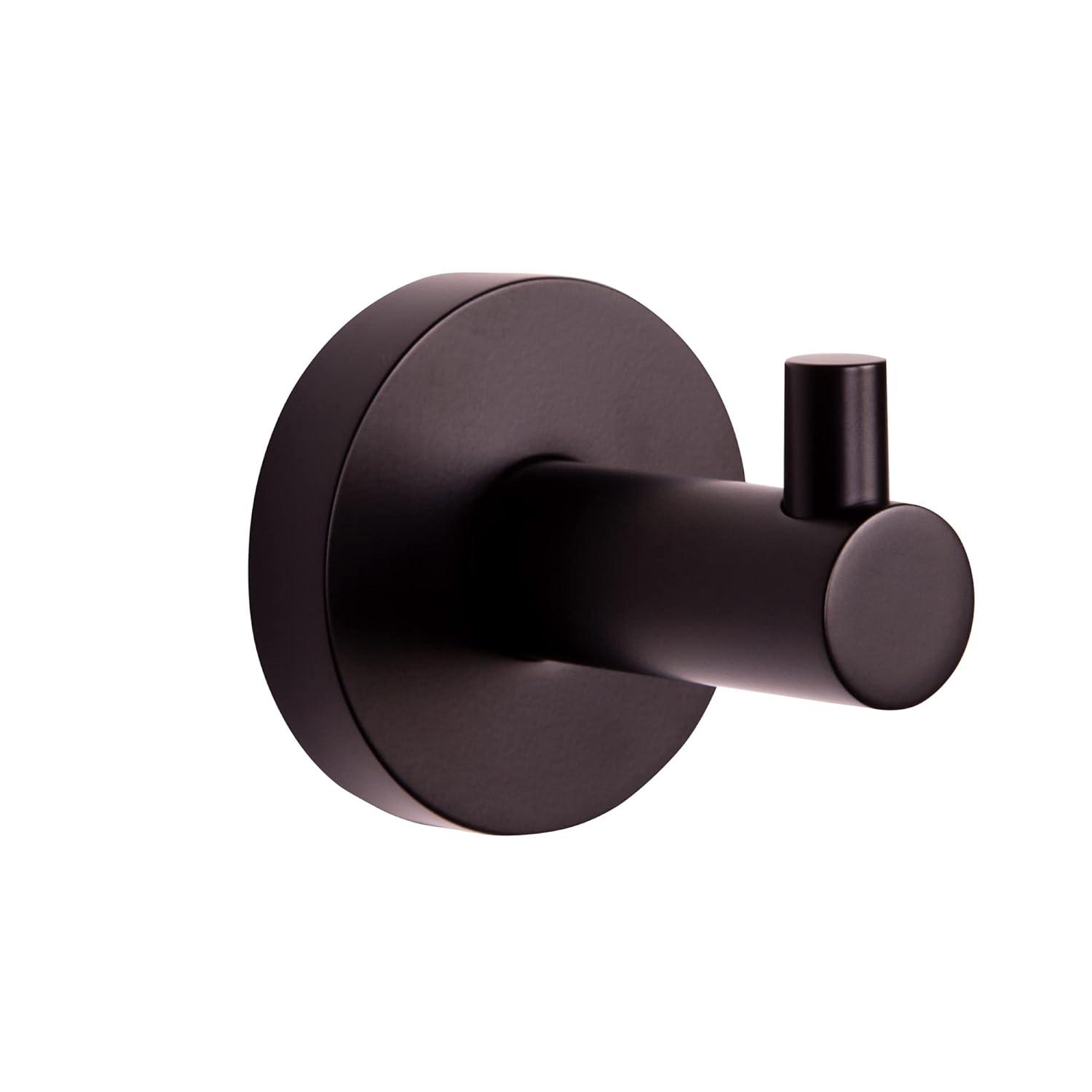 Kelton & Robe Hook for Bathroom, Matte Black