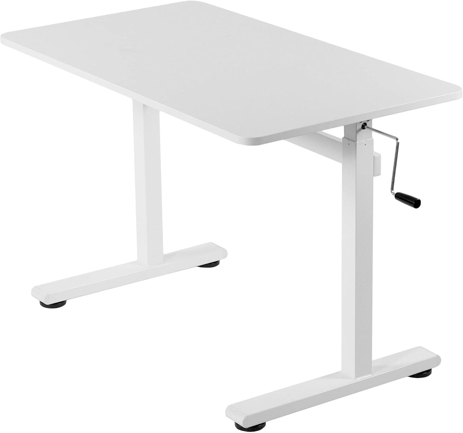 43in x 24in Manual Height Adjustable Desk