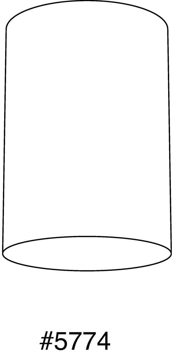 Progress Lighting, Cylinder, 1-Light, Flush Mount, Antique Bronze, LED Collection: Cylinder, Material: Aluminum, Finish Color: White
