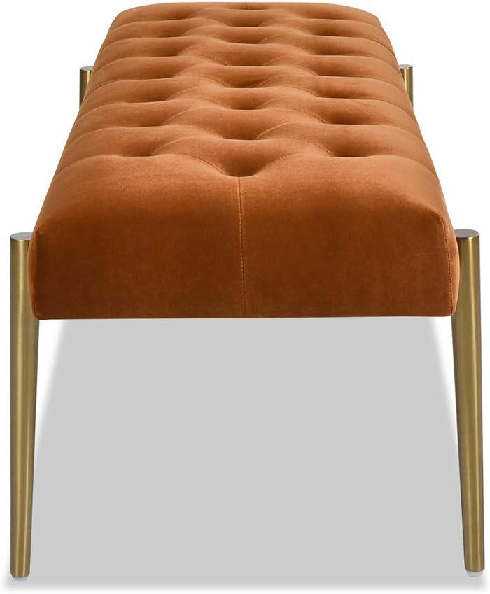 Velvet Upholstered Bench