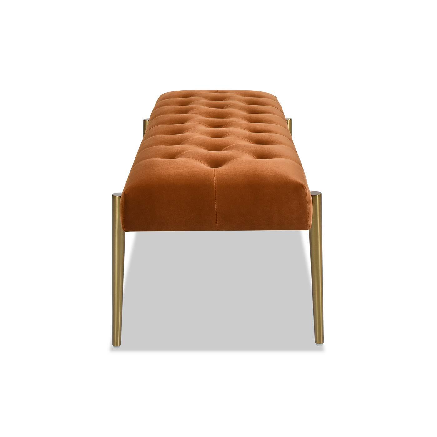Velvet Upholstered Bench