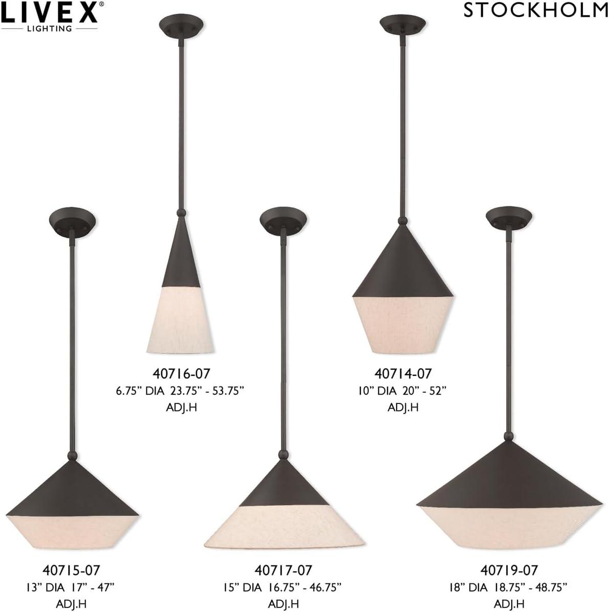 Livex Lighting Stockholm 1 - Light Pendant in  Bronze