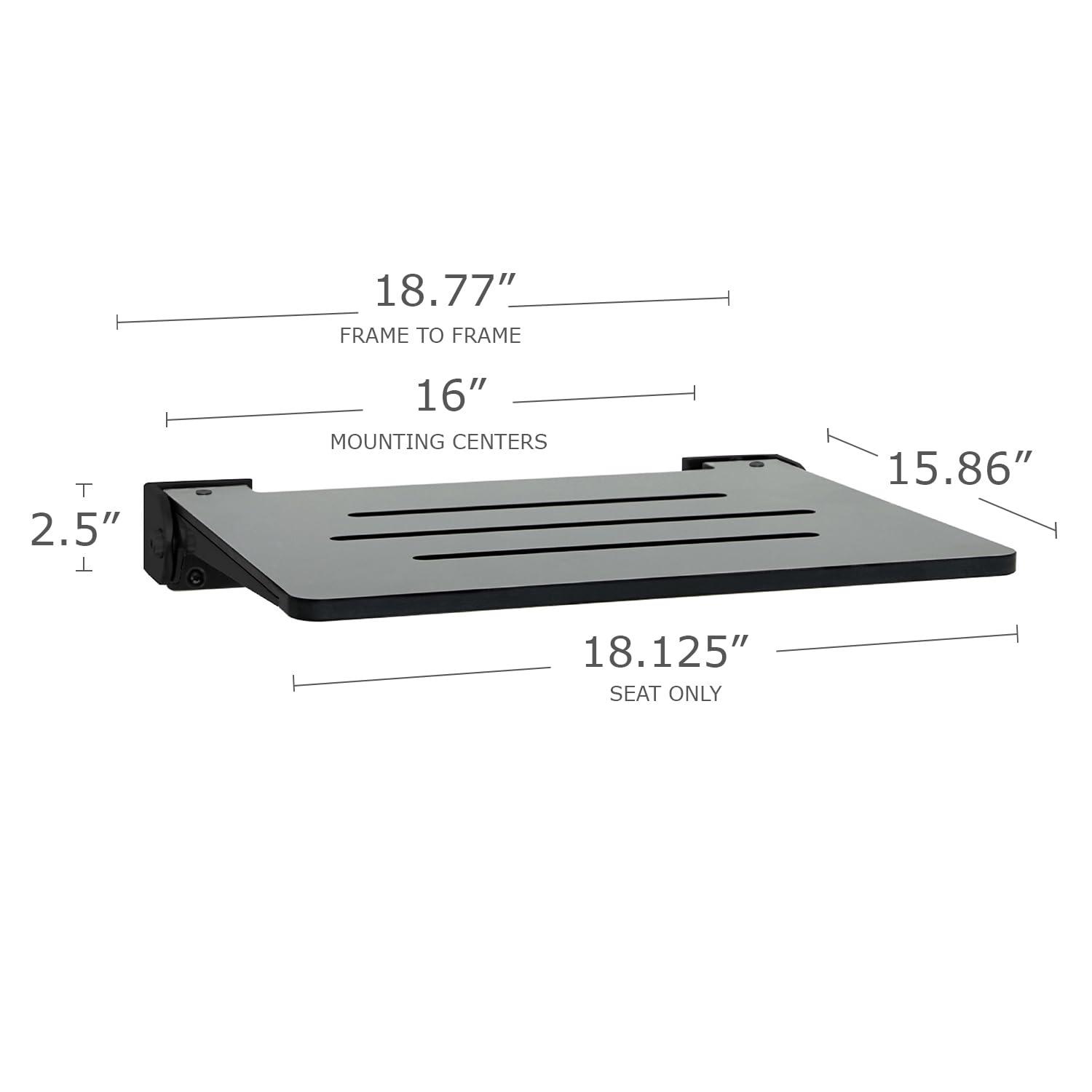 SlimLine Folding Shower Bench Seat