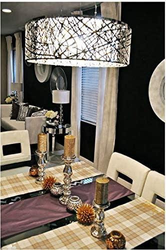 -9 Light Pendant In Contemporary Style-23.5 Inches Wide By 10 Inches High-Bronze Finish-Xenon Lamping Type Et2 Lighting E21308-10Bz