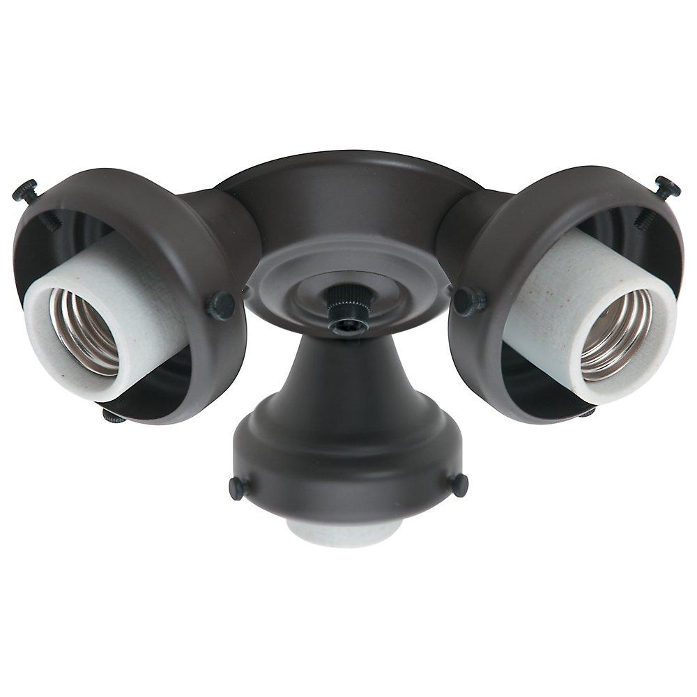 Hunter Fan Company 99134 3 Light Fitter, New Bronze