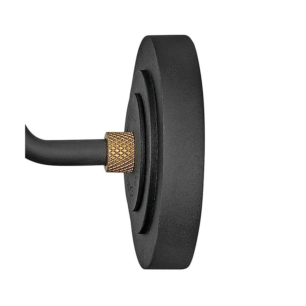 1 Light Small Outdoor Gooseneck Barn Light Traditional And Industrial Style 9.5 Inch Wide By 9.25 Inch High-Textured Black Finish Hinkley Lighting