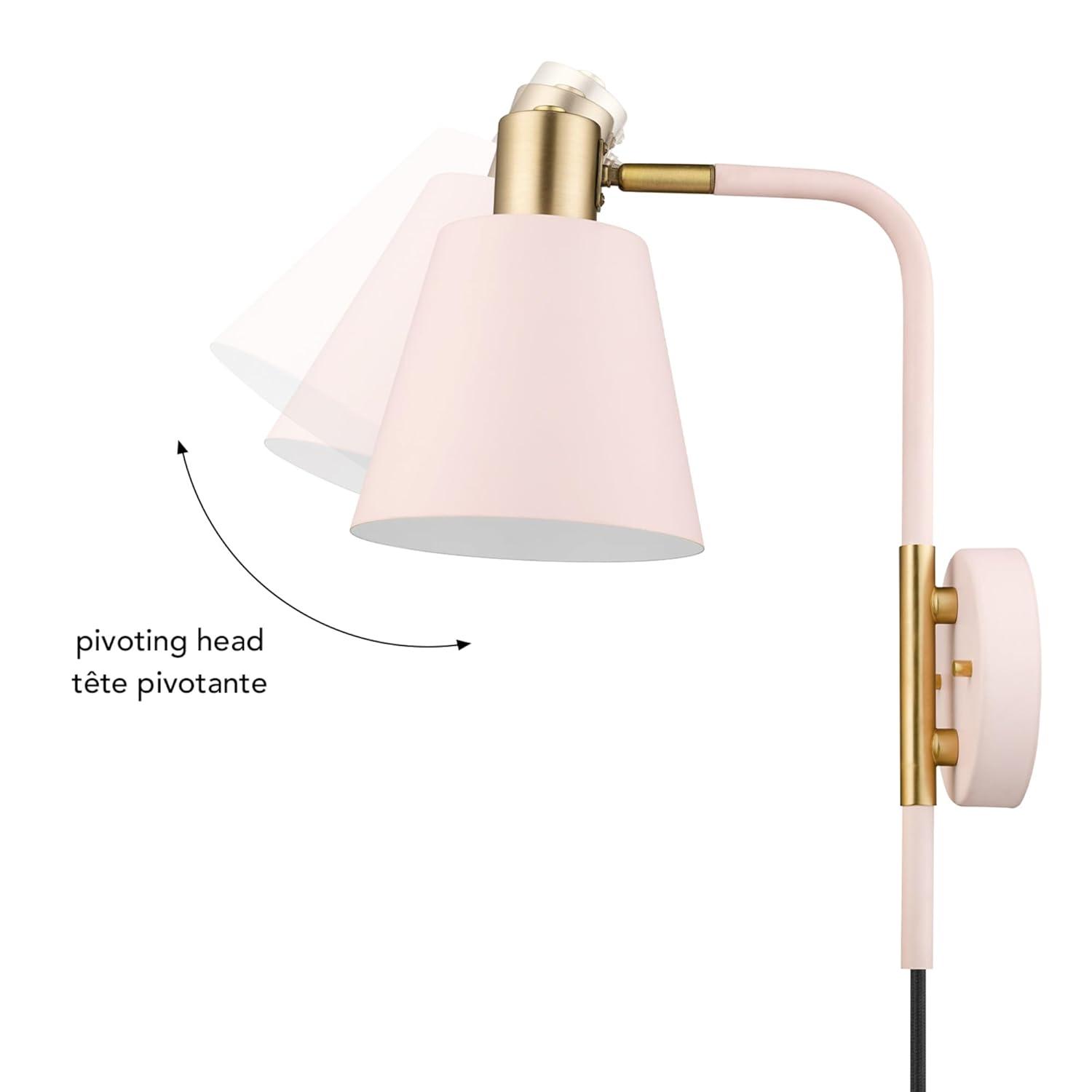 Cleo Aluminum Plug-in Wallchiere