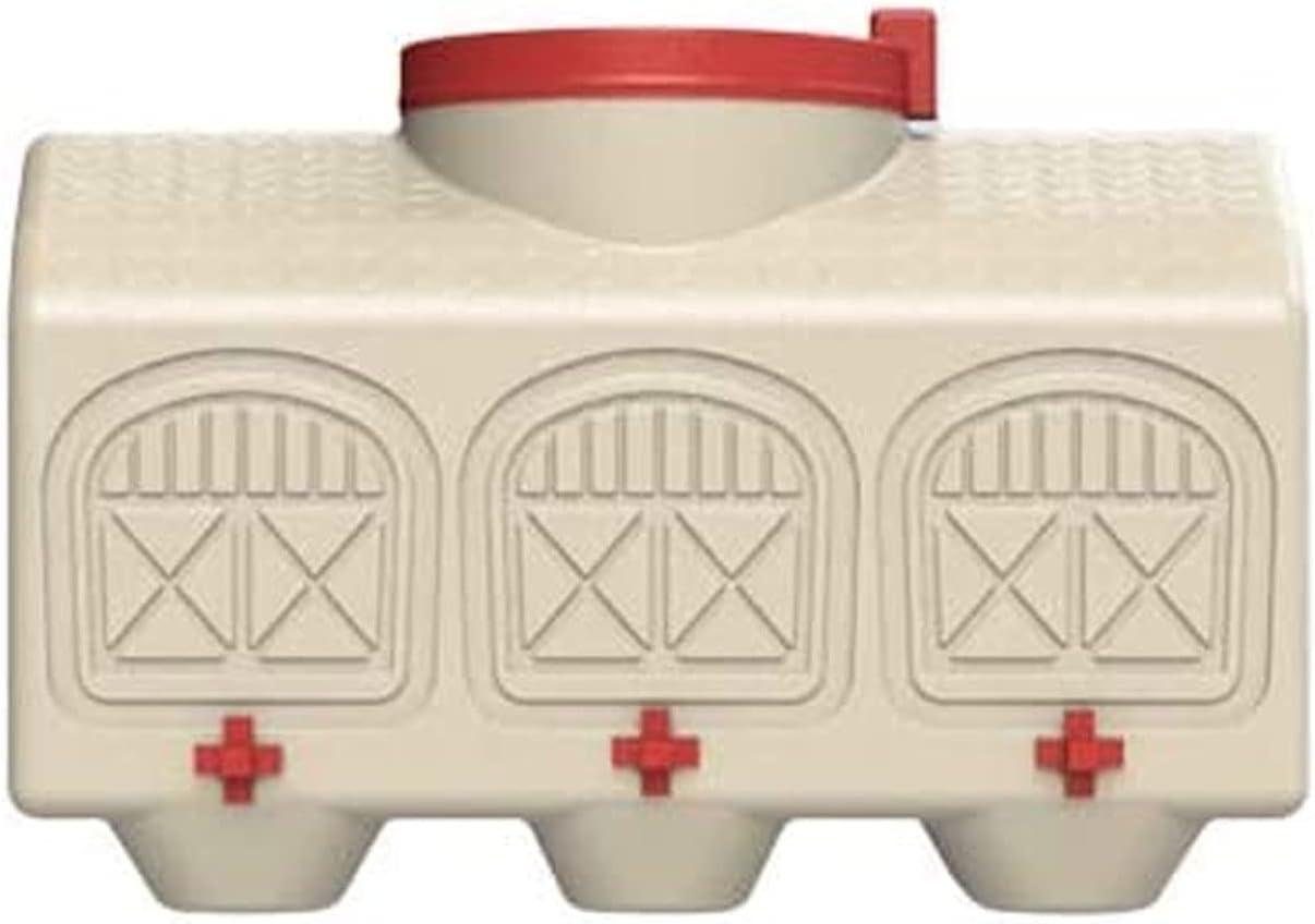 OverEZ Chicken Coop Poultry Water Dispenser with 3 Easy Access Taps