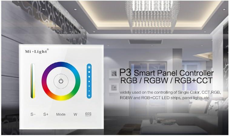 Touch Panel LED Controller for RGB/RGBw RGB+CCT Color Changing Strip Light
