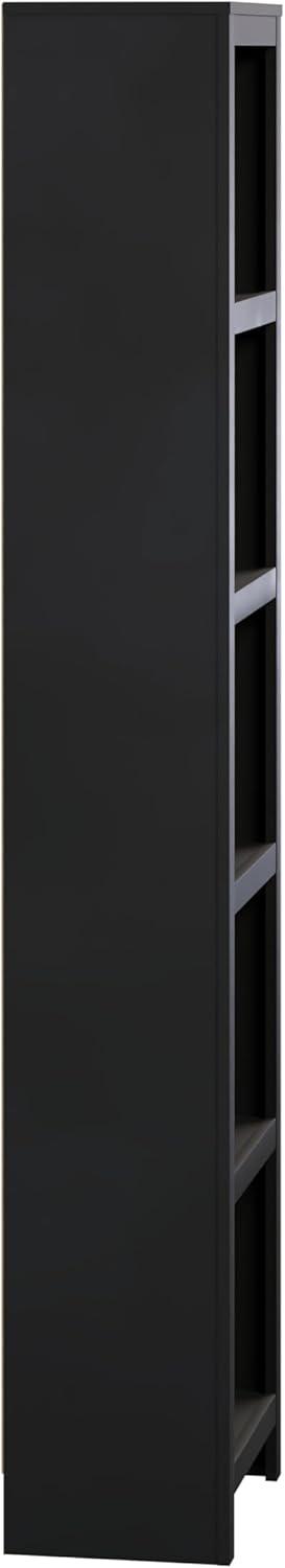 Prepac Tall 6-Shelf Bookcase, Drifted Gray